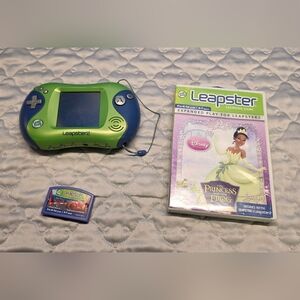 RB3 Leap Frog Leapster 2 Learning Gaming Handheld Console with Games. Tested